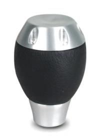 Black Leather Aluminum Shift Knob