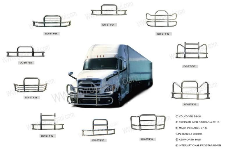 Dongsui Factory Hot Sale Truck with Brackets Deer Guard Stainless Steel Front Bumper Bar Deer Guard