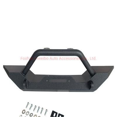 China Factory 4X4 Accessories Iron Steel Front Bumper Bullbar for Jeep Wrangler Tj Yj