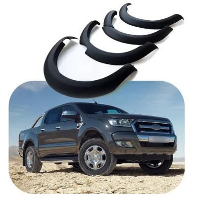 ABS Wheel Arch Fender Flare for Ranger T7 2016 Matte Black