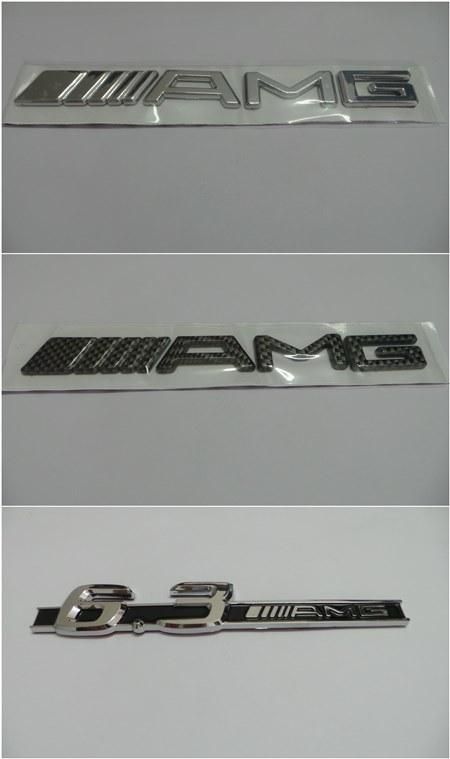 High Quality Custom Black Round ABS Rear Emblem Car Badge