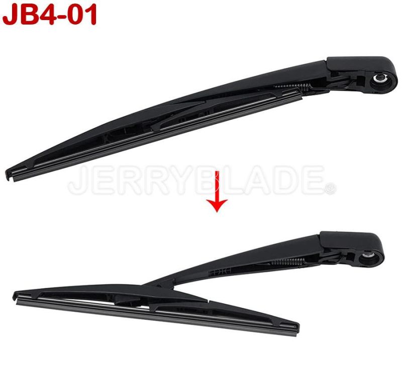 250mm 10" Rear Windshield Wiper Blade Arm Set for 04-18 Suzuki Swift Windscreen Rear Wiper Arm Blade Set for Suzuki Swift Sx4 Nissan Leaf Honda Hr-V Citroen C4