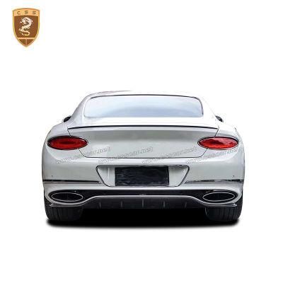 High Glossy Finish Carbon Fiber Rear Ducktail Spoiler Wing for Bentley Gt 2020 Limited Edition