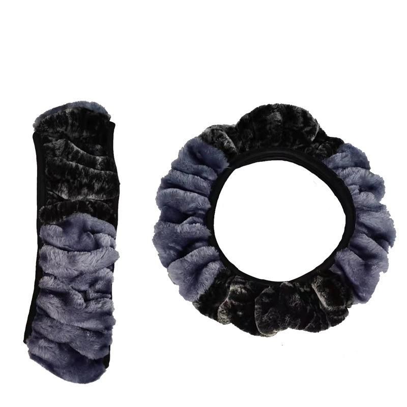 Car Steering Wheel Cover Anti-Skid Durable Size For 36-38cm