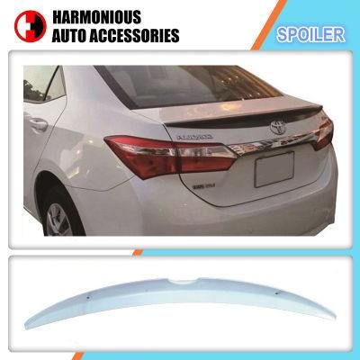 Auto Accessory Sculpt Parts OE and Sport Style Rear Trunk Spoiler for Toyota Corolla 2014 2016