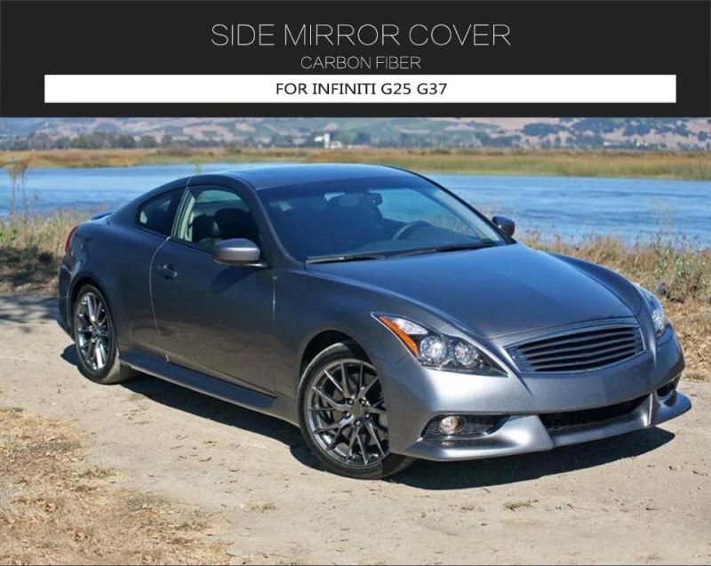 Carbon Fiber Side Mirror Caps for Infiniti G25 G37 2007-2013