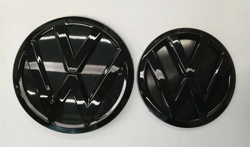 Custom Black ABS Plastic Car Logo Parts Car Accessories Grill Emblem Badges