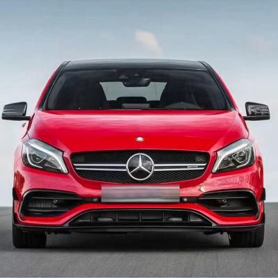 Auto Front Bumper Car Kit for 2013 2014 2015 2016 2017 2018 Mercedes Benz a Class W176 A45 Style