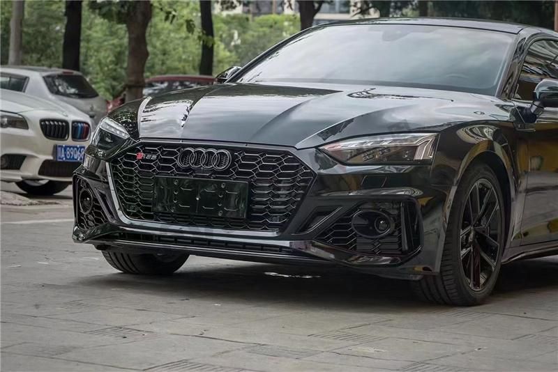 Front Bumper Grille for 2021 Audi A5 Upgrade RS5 Style radiator Grill