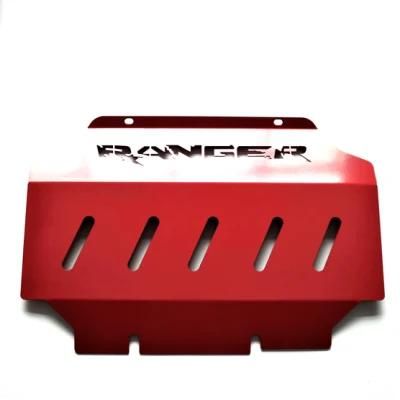 Red Color Steel Material Ranger 2012+ Engine Bush Guard Skid Plate