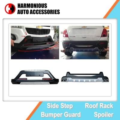 Front Guard and Rear Bumper Diffuser for Chevrolet Trax Tracker 2014 - 2016