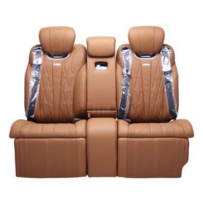Jyjx090 Luxury Electric Business Car Bench Seats for Mini Bus RV Van Coach