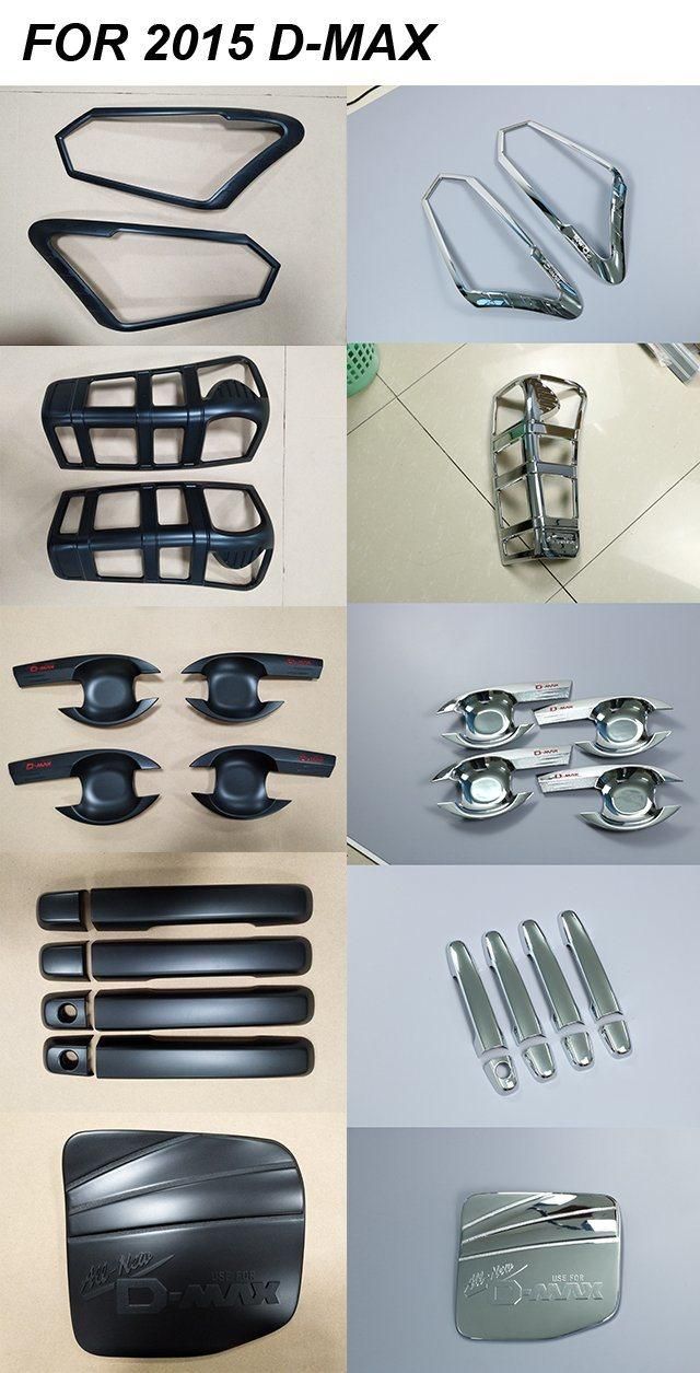 All Chrome or Black Garnish Full Set Combo Accessories for 2012-2021 D-Max