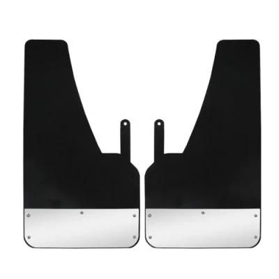 New Design 2PCS Black Plastic Car Mud Guard