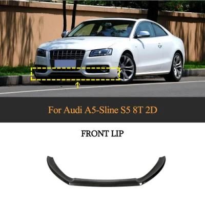 Carbon Fiber Front Bumper, Front Lip for Audi A5-Sline S5 8t 2D 2009-2010