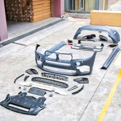 Car Accessories Front Bumper with Rear Bumper and Grille Body Kits for BMW X6 F16 2014 2015 2016 2017 2018 2019