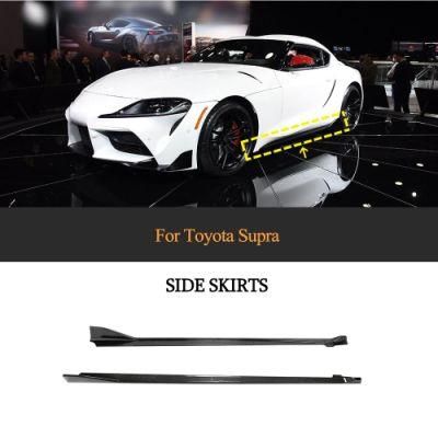 Carbon Fiber Side Skirts Extension for Toyota Supra 2019-2020