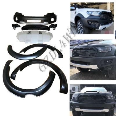 Raptor Body Kits Bumper Facelift Kits for Ford Ranger T7 Upgrade