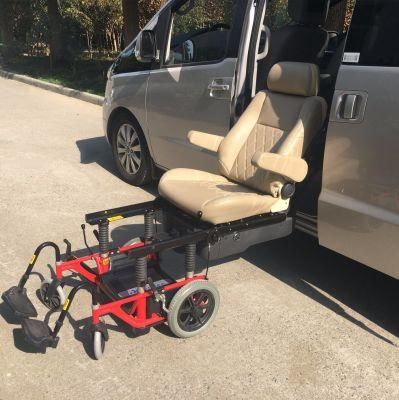 Swivel Car Seat with Wheelchair Which Can Be Used as Wheelchair