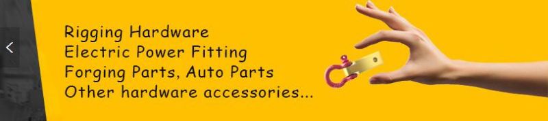Aluminum Solid Shank Shackle D-Ring Receiver