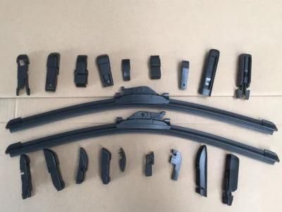 Multi-Function Soft Windshiled Wiper Blade Ten Adapters Fit 99% Cars Multi-Adapter Wiper Blade