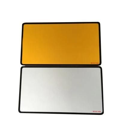 Car Metal Accessories Board Custom Aluminum Reflective Film License Plate with High Quality