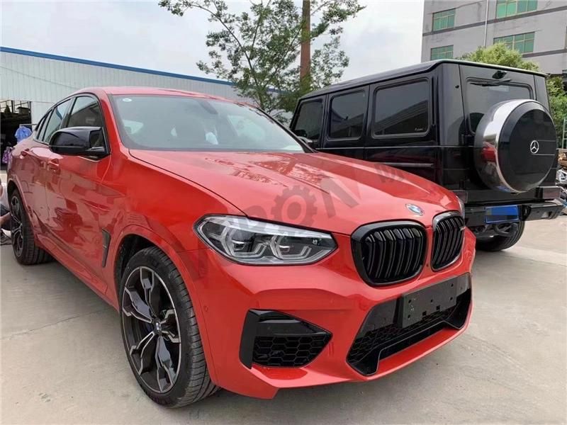 X4m Style Front Bumper Rear Bumper Grille Auto Body Kit for BMW X4 G02