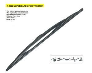Size 12-28&quot; Steel Frame Wiper Blade for Engeering Cars, Tractor, etc