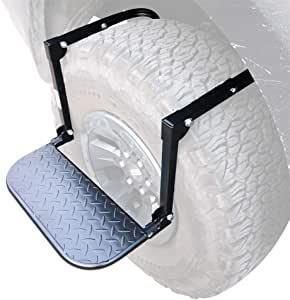 Sturdy Metal Truck Tire Step