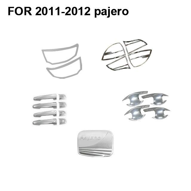 ABS Accessories Chrome/ Black Combo Full Kit for 2011-2021 Pajero/Montero SUV