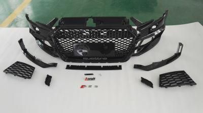 Customized Auto Parts Vehicle Parts Headlight Hood Upgrade Front Rear Bumper for Audi A3 RS3 2017-2019