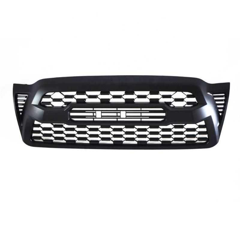 Black ABS Front Grille Mesh Grill for Toyota Tacoma 2005-2011