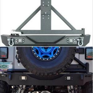 Steel Rear Bumper with Light Tire Carrier Jk