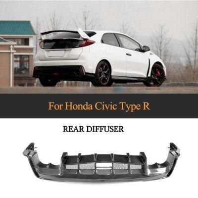 Carbon Fiber Rear Bumper Diffuser for Honda Civic Type R