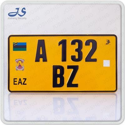 Zanzibar Blank Number Plate, Car Plate, Vehicle Plate