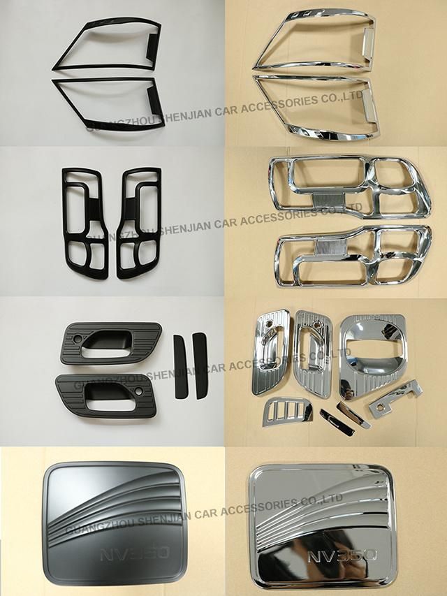 3m High Quality Fits 2017 Nv350 Urvan Black Chrome Combo Set Nissan Car Accessories