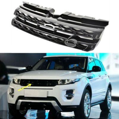 Black ABS Front Grill Mesh Grille 12-16 for Land Rover Range Rover Evoque