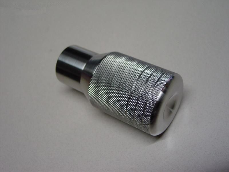 Custom Made Stainless Steel Knurled Car Gear Shift Lever Knob