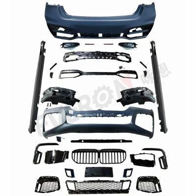 M Sport M760 Style Body Kit Car Bumpers with Grille Side Skirts for BMW 7 Series G11 G12 2019-2022