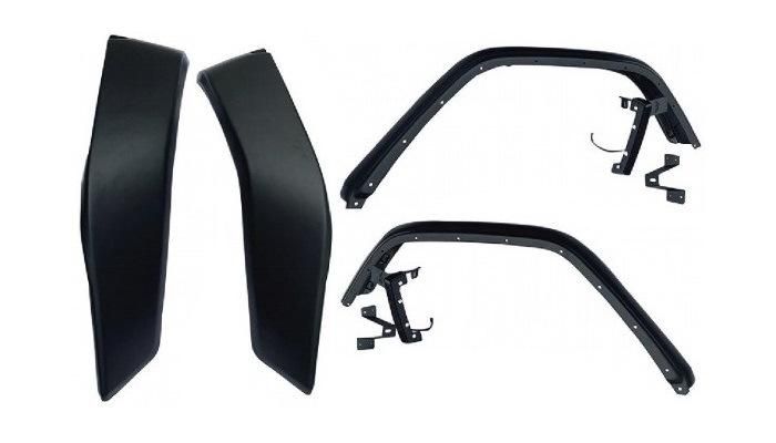 Auto Parts OEM and off-Road Fenders for Jeep Wrangler (JL) 2018 2019 Sahara Rubicon Wheel Arches