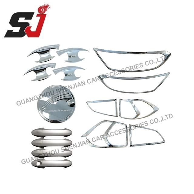 Thailand Quality Chrome Black Complete Kit for Ecosport 2018-2019 Accessories