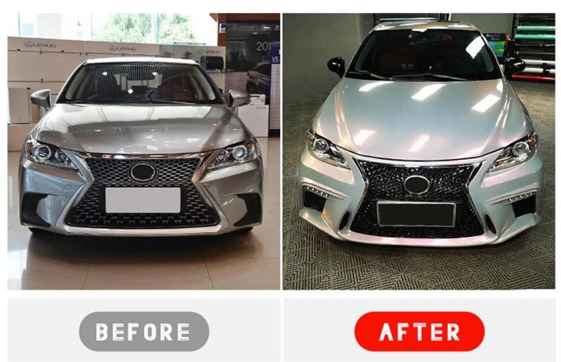 Front Bumper for Lexus CT200 2012-2020 ABS Plastic Car Body Kit