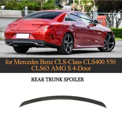 Carbon Fiber Rear Trunk Spoiler for Mercedes Benz Cls-Class Cls400 550 Cls63 Amg S 4-Door 2018-2019