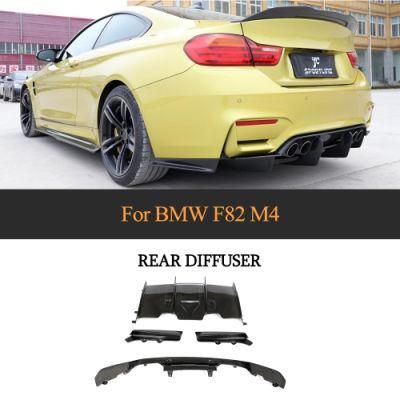 Carbon Fiber Rear Bumper Diffuser Lip for BMW F80 M3 F82 F83 M4 Sedan Coupe Convertible 2014 - 2019
