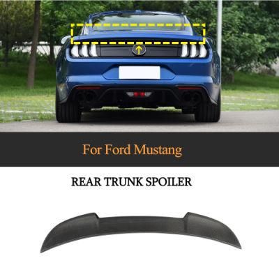 Carbon Fiber Rear Trunk Spoiler for Ford Mustang Coupe 2015-2019