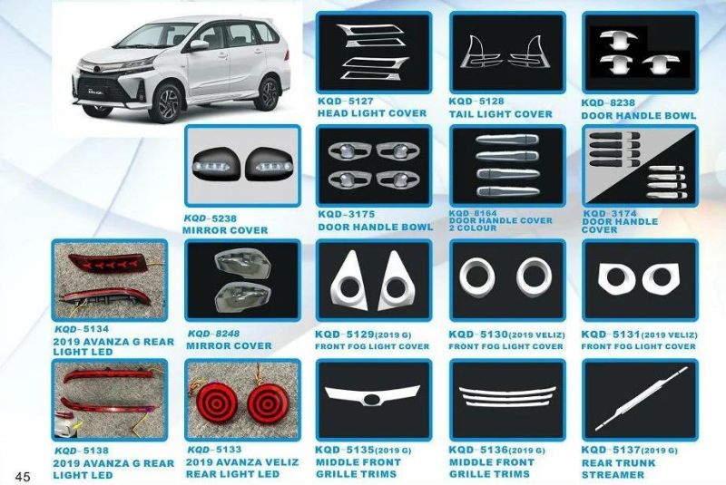 High Quality Black Sun Visors for Toyota Avanza/Xein 2019