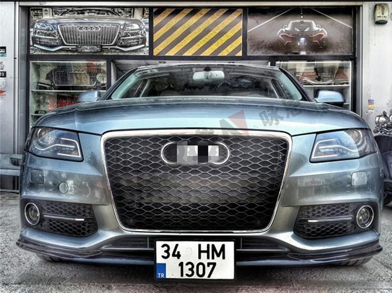 Replacement RS4 Style Front Bumper Grille for Audi A4 B8 2008-2012