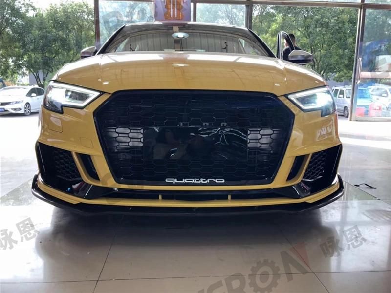 RS3 Looking Front Bumper Assy Body Kit for Audi A3 S3 2017-2019