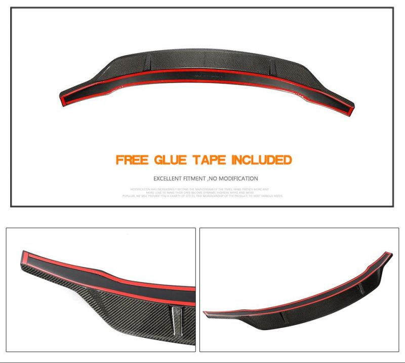 Carbon Fiber Trunk Spoiler for Mazda 6 Atenza Sedan 4-Door 2014-2019