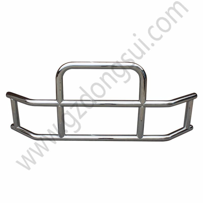 304 Stainless Steel 2.0 Thickness Heavy Duty Semi Truck Deer Grill Guard Front Bumper